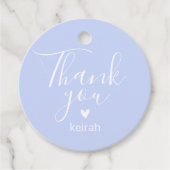 パステルレインボーストライプ誕生日バックありがとう フェイバータグ (正面)