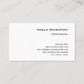 パステルレインボースパイラルキャンディーフォト 名刺 (裏面)