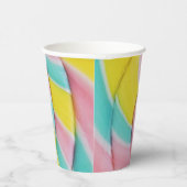 パステルレインボースパイラルキャンディーフォト 紙コップ (右)