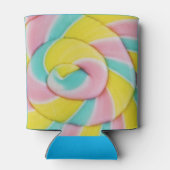 パステルレインボースパイラルキャンディーフォト 缶クーラー (裏面)