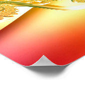 パステルレインボースパイラル ポスター (角)