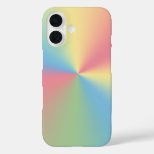 パステルレインボースペクトル iPhone 16ケース