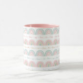 パステルレインボーズラブパターン マグカップ (中央)