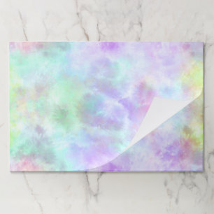 パステルレインボータイ – 染水の色絵画の数 ペーパーパッド