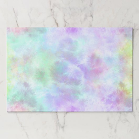 パステルレインボータイ – 染水の色絵画の数 ペーパーパッド (正面)