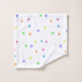 パステルレインボータオルセット バスタオルセット (ウォッシュタオル)