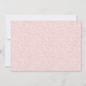 パステルレインボーチズフォトバースデーパーティー 招待状 (裏面)