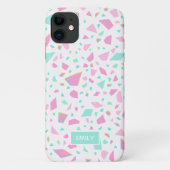 パステルレインボーテラゾー風スマホケース Case-Mate iPhoneケース (裏面)