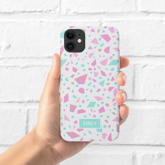 パステルレインボーテラゾー風スマホケース Case-Mate iPhoneケース