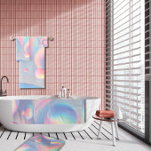 パステルレインボーバブル中20"x30" バスマット