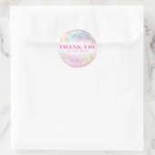 パステルレインボーバラ金ゴールドサンキューオーダーベンダー ラウンドシール (バッグ)