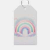 パステルレインボーバースデーパーティギフトラベル ギフトタグ (裏面)