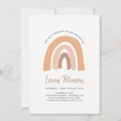 パステルレインボーバースデーパーティー 招待状 (正面)