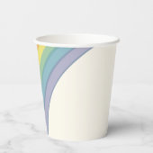 パステルレインボーバースデーパーティー 紙コップ (裏面)