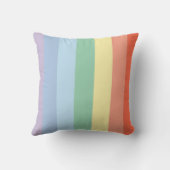 パステルレインボーバーチカルストライプ クッション (裏面)