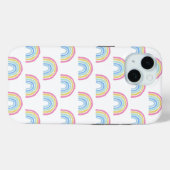 パステルレインボーパターン Case-Mate iPhoneケース (裏面 (横))