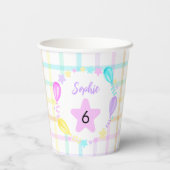 パステルレインボーパーティーフォーガールズ 紙コップ (裏面)