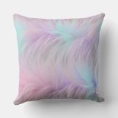 パステルレインボーファー クッション (裏面)