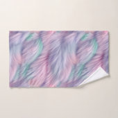 パステルレインボーファー バスタオルセット (ハンドタオル)