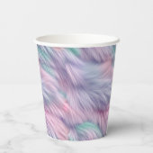 パステルレインボーファー 紙コップ (裏面)