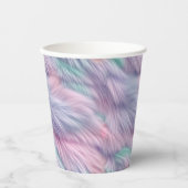 パステルレインボーファー 紙コップ (正面)
