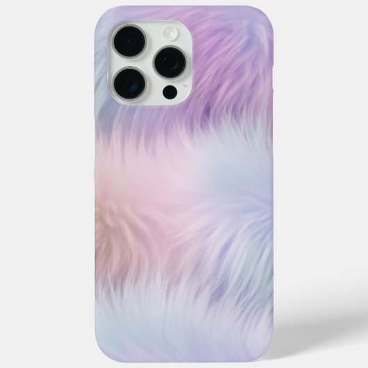 パステルレインボーファー Case-Mate iPhoneケース (裏面)
