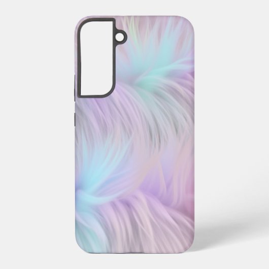 パステルレインボーファー SAMSUNG GALAXYケース (裏面)