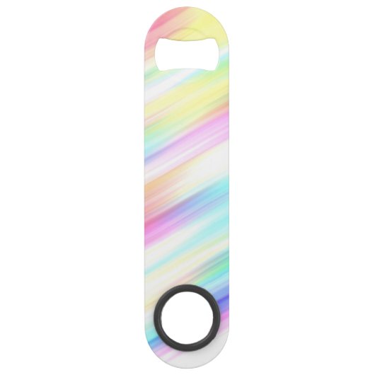 パステルレインボーブラシストローク スピード栓抜き (正面)