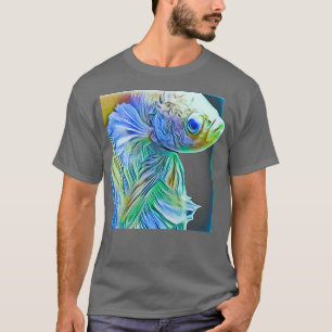 パステルレインボーベッタフィッシュアクアリウムファンタジードリーム Tシャツ