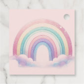 パステルレインボーメッセージカードズフォーバースデーパーティー フェイバータグ (裏面)