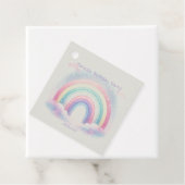 パステルレインボーメッセージカードズフォーバースデーパーティー フェイバータグ (インサイチュ)