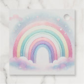 パステルレインボーメッセージカードズフォーバースデーパーティー フェイバータグ (裏面)