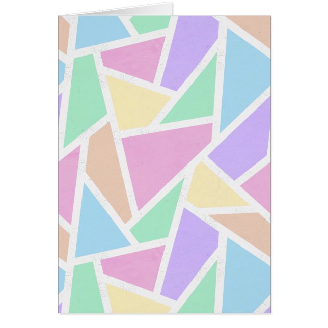 パステルレインボーモザイクパターン (正面)