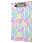 パステルレインボーモザイクパターン クリップボード (左)