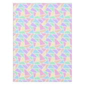 パステルレインボーモザイクパターン テーブルクロス (正面)