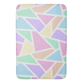 パステルレインボーモザイクパターン バスマット (正面縦)