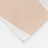 パステルレインボーモザイクパターン フリースブランケット (角)