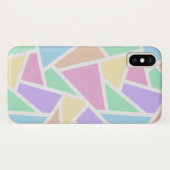 パステルレインボーモザイクパターン Case-Mate iPhoneケース (裏面(横))