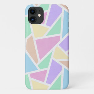 パステルレインボーモザイクパターン iPhone 11 ケース