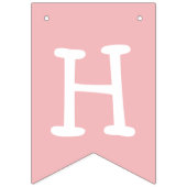 パステルレインボーユニコーンバースデーパーティー バンティングフラッグ (第2の旗)