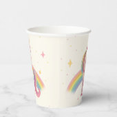 パステルレインボーユニコーンバースデーパーティー 紙コップ (右)