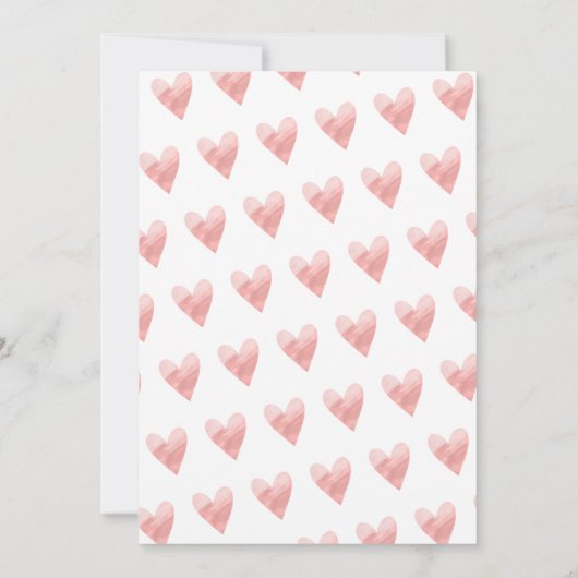 パステルレインボーユニコーン2つの魔法の2番目の誕生日 招待状 (裏面)