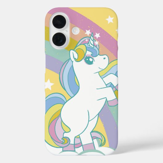 パステルレインボーユニコーン Case-Mate iPhoneケース (裏面)