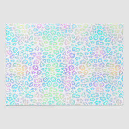 パステルレインボーレオパードパターン 薄葉紙