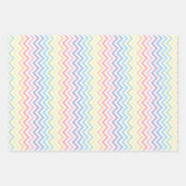 パステルレインボー春バイオレットセット3 ラッピングペーパーシート (正面3)