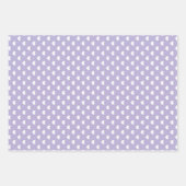 パステルレインボー春バイオレットセット3 ラッピングペーパーシート (正面2)