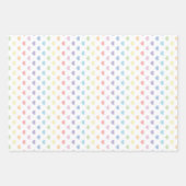 パステルレインボー春バイオレットセット3 ラッピングペーパーシート (正面)