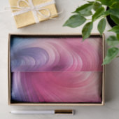 パステルレインボー水の色テクスチャ波デコページ 薄葉紙 (ギフト)