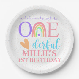 パステルレインボー紙プレート&ボウル ペーパープレート