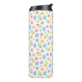 パステルレインボー結晶パターン タンブラー (回転左)